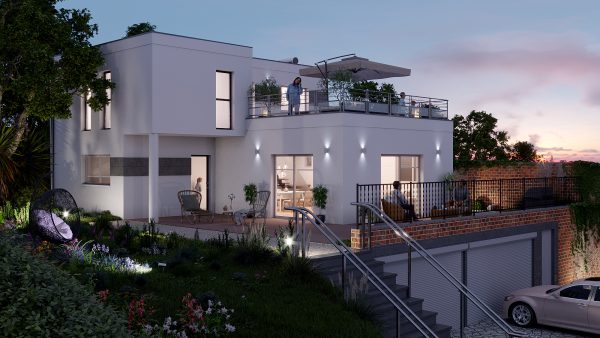 Exterior dusk